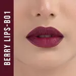 Nirvana Color Matte Bullet Lipstick- Berry Lips B01 (5gm)