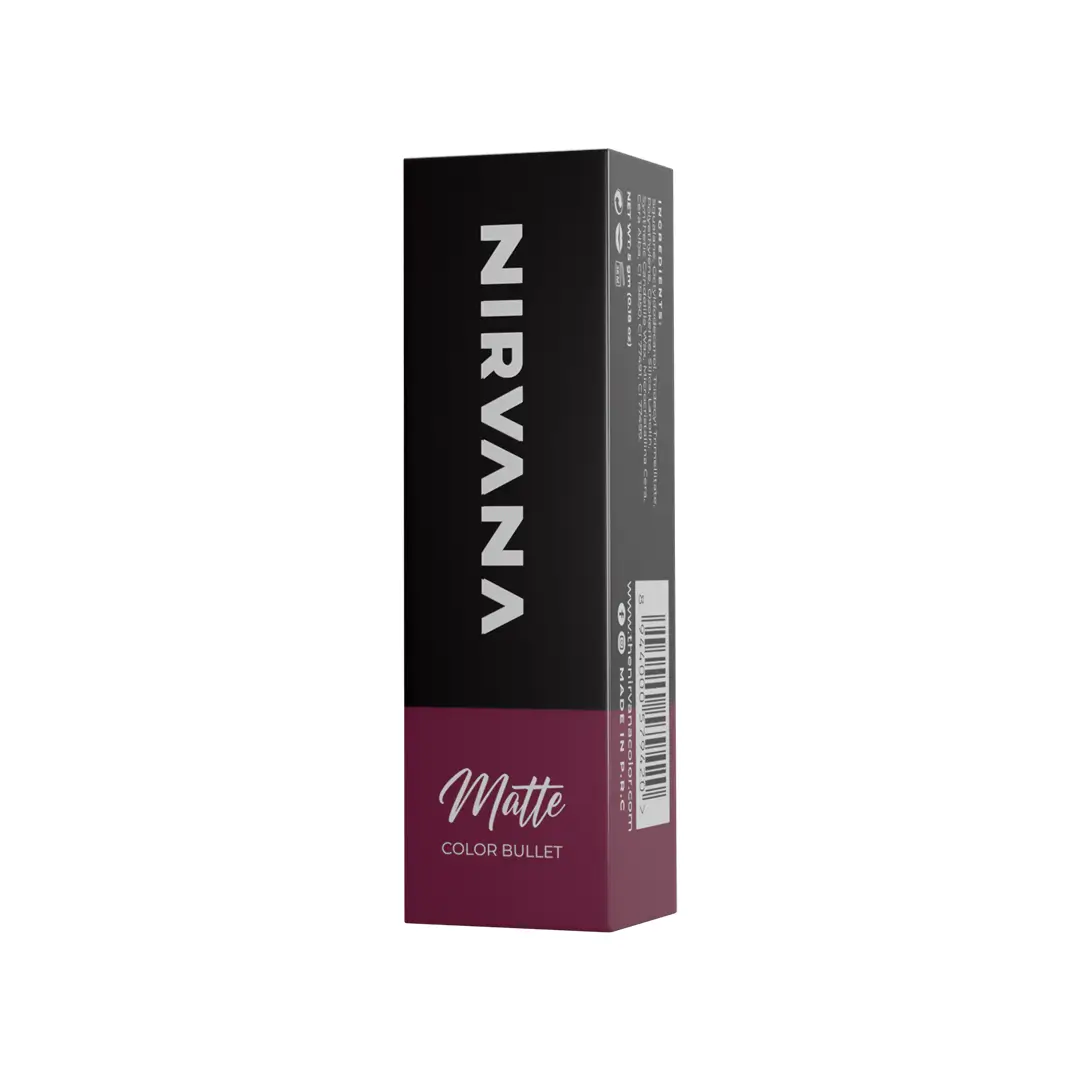 Nirvana Color Matte Bullet Lipstick- Berry Lips B01 (5gm)