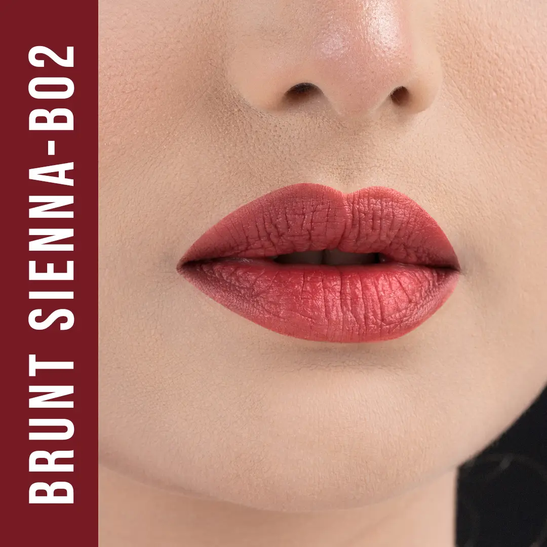 Nirvana Color Matte Bullet Lipstick- Burnt Sienna B02 (5gm)