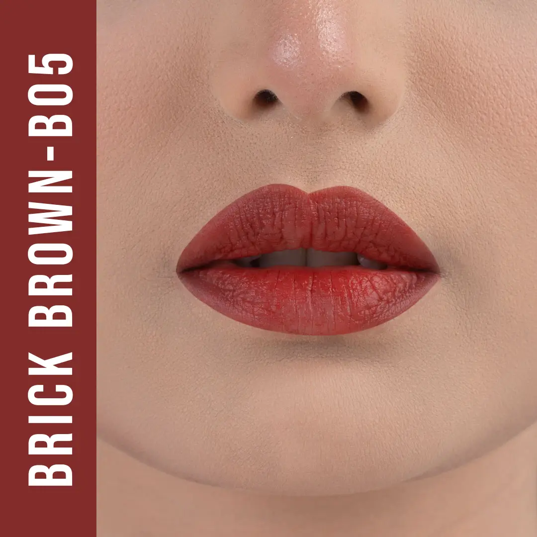 Nirvana Color Matte Bullet Lipstick- Brick Brown B05 (5gm)