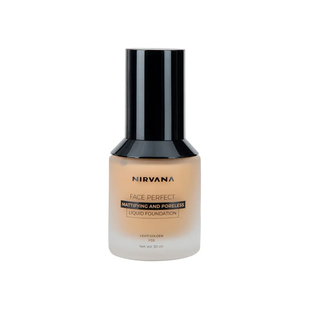 Nirvana Color Face Perfect Liquid Foundation- Light Golden F03 (30ml)