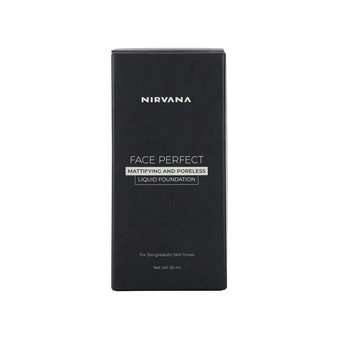 Nirvana Color Face Perfect Liquid Foundation- Light Golden F03 (30ml)