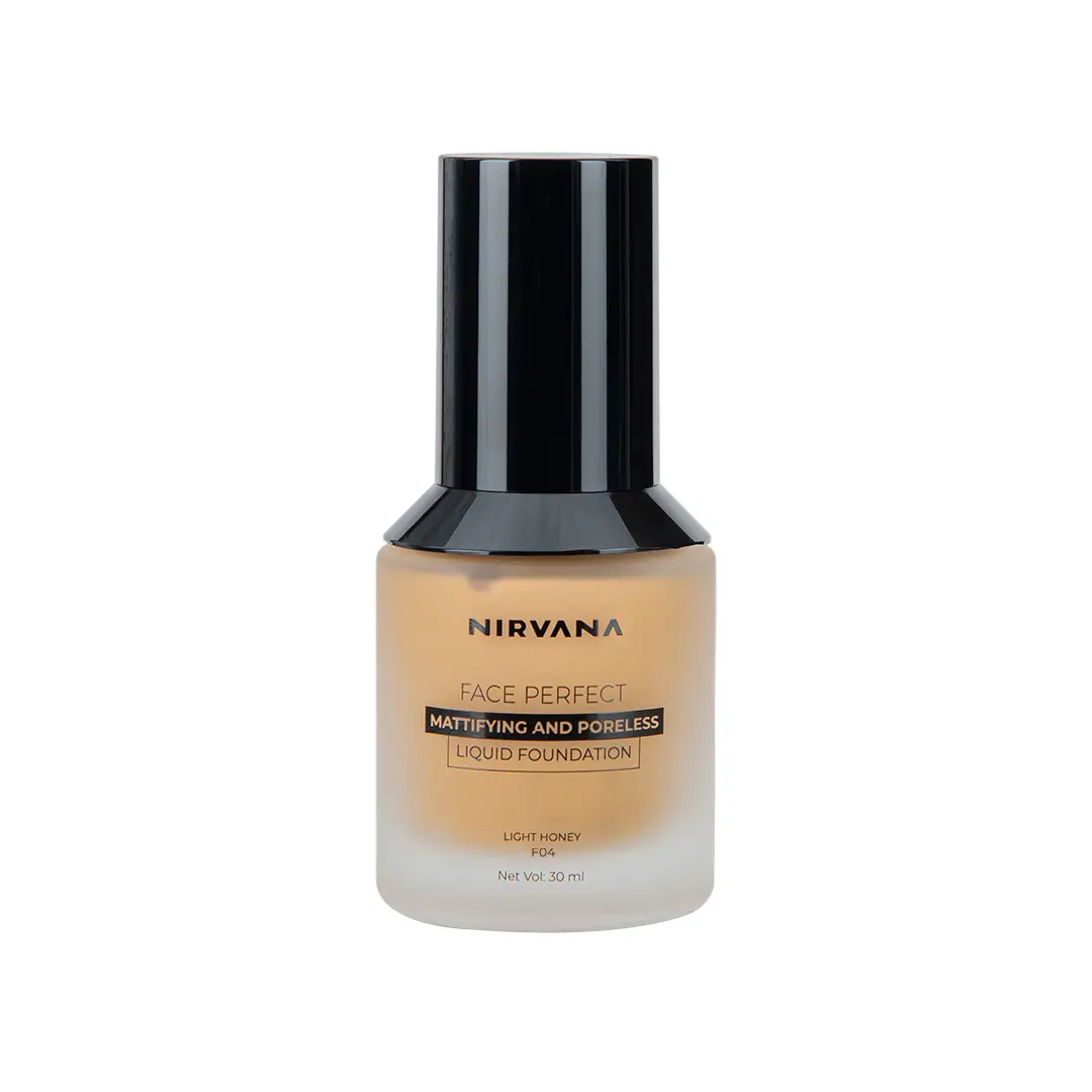 Nirvana Color Face Perfect Liquid Foundation- Light Honey F04 (30ml)