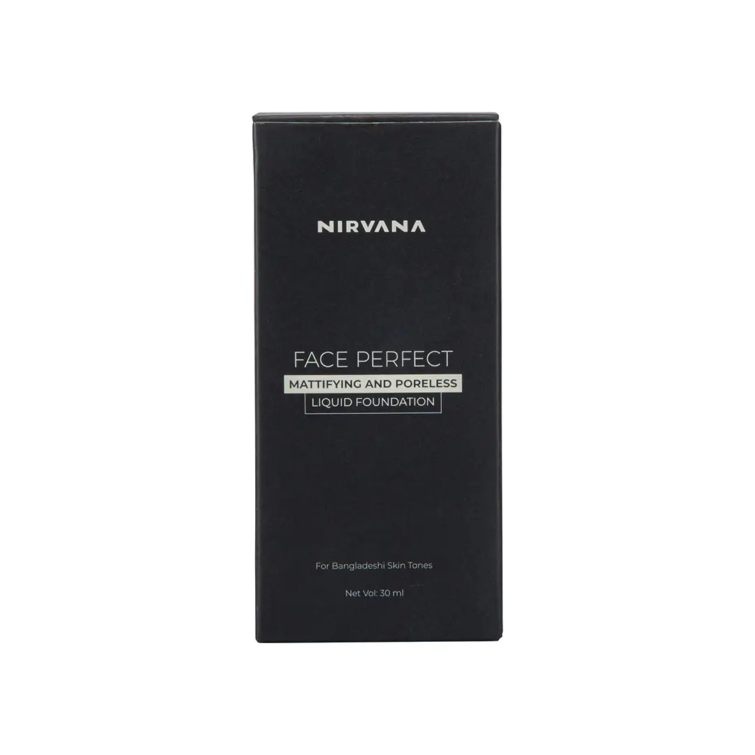 Nirvana Color Face Perfect Liquid Foundation- Light Honey F04 (30ml)