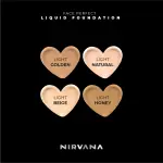 Nirvana Color Face Perfect Liquid Foundation- Light Beige F02 (30ml)