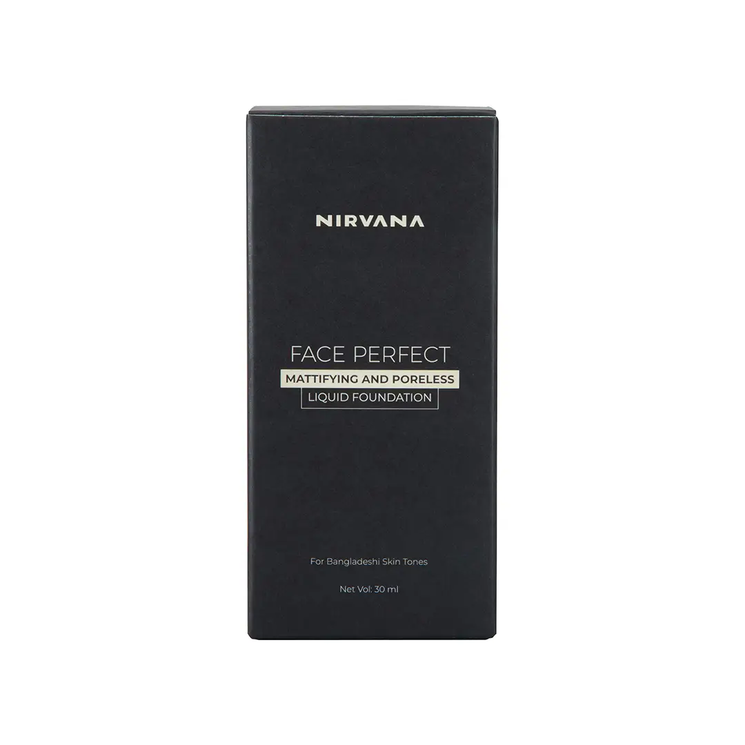 Nirvana Color Face Perfect Liquid Foundation- Light Beige F02 (30ml)