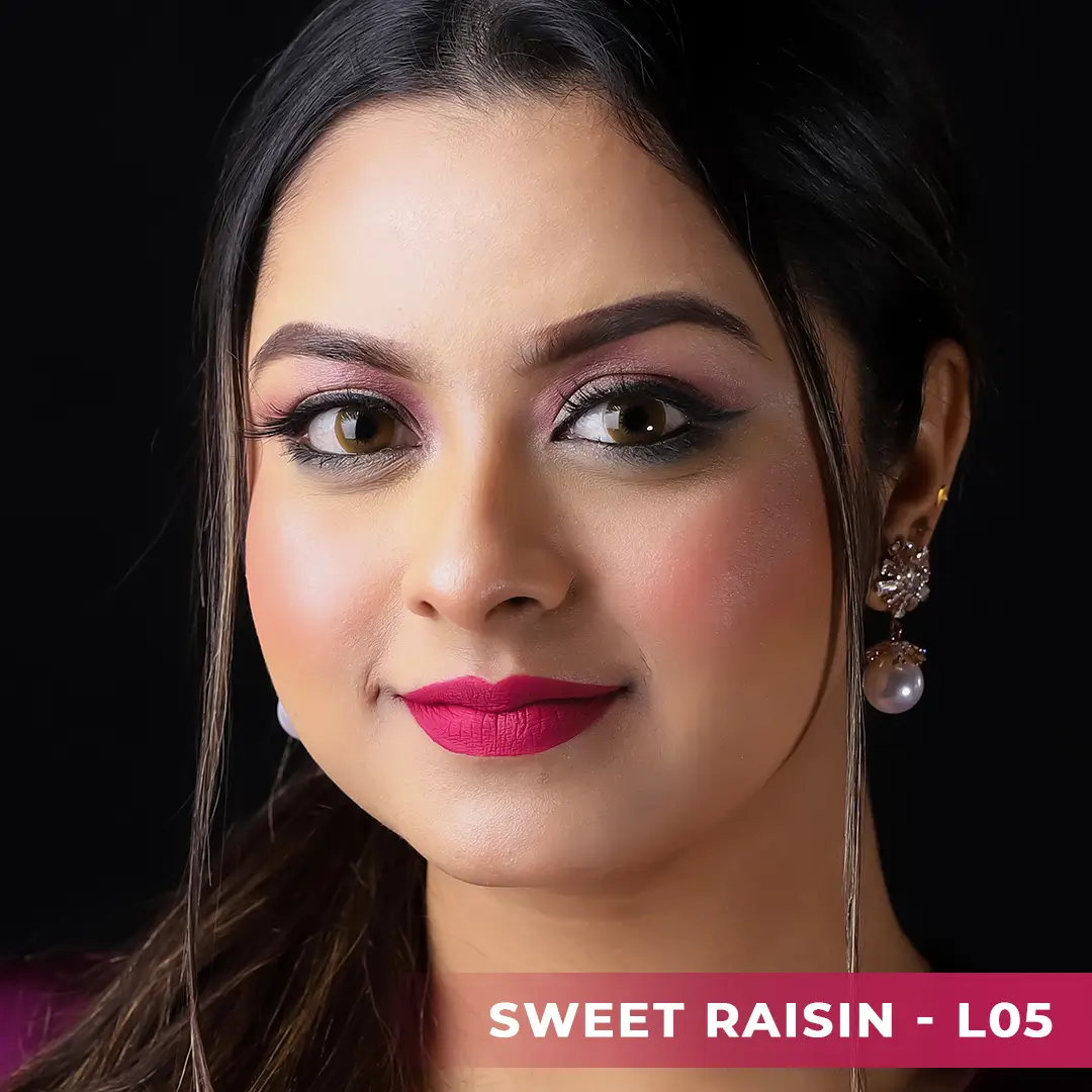 Nirvana Color Liquid Matte Lipstick- Sweet Raisin (5ml)