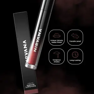 Nirvana Color Liquid Matte Lipstick- Sweet Sin L06 (5ml)