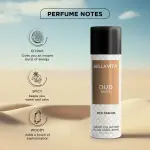 Bellavita OUD White Fine Fragrance Luxury Body Spray for Men & Women- 150ml