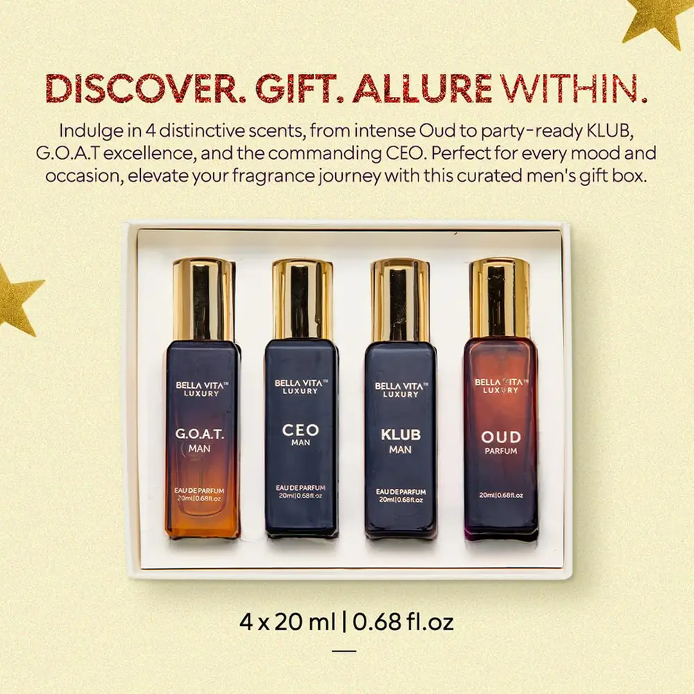 BELLAVITA MAN GIFT BOX (20mlx4)