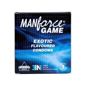 Manforce Game Condom- 3pcs