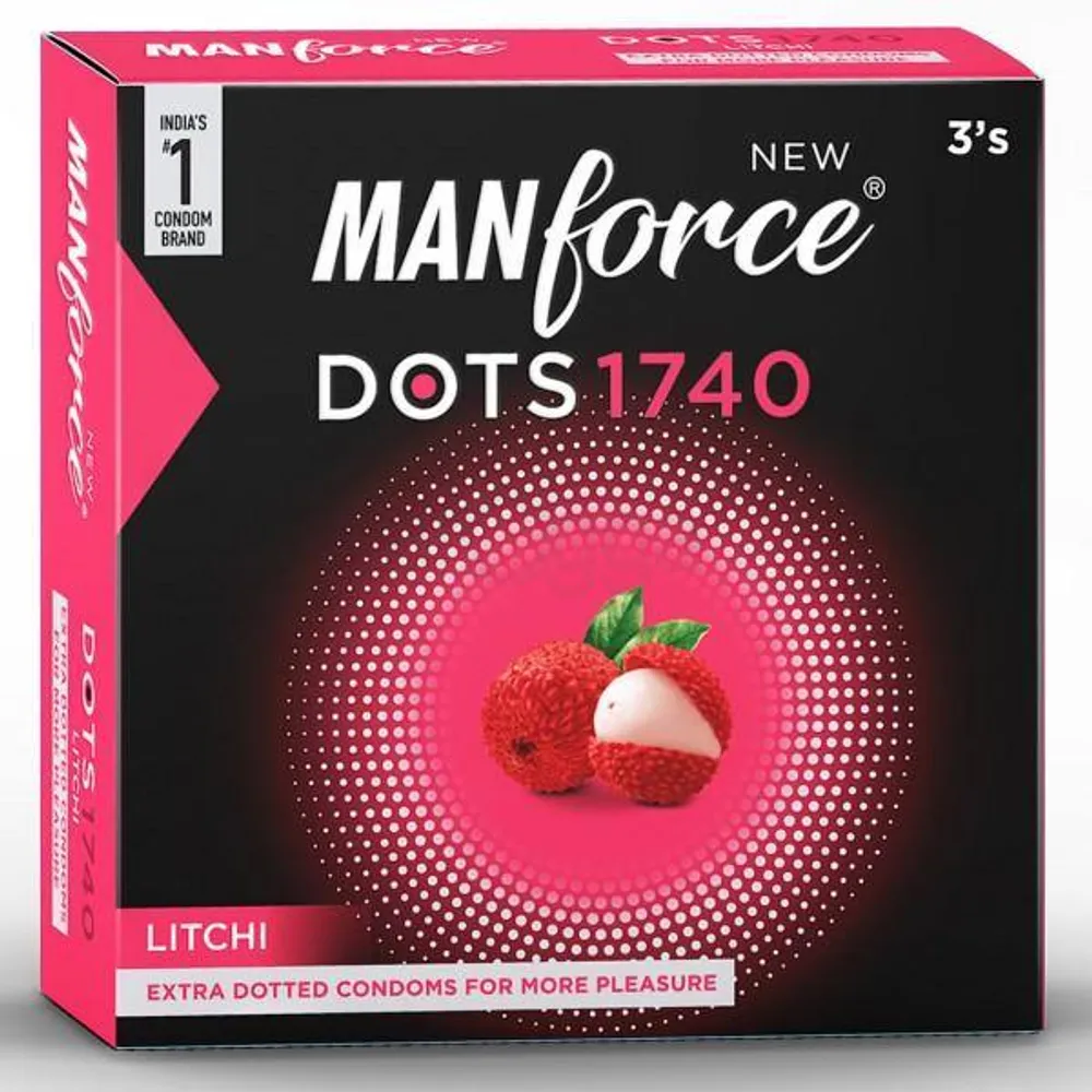 Manforce Litchi Condom- 3pcs