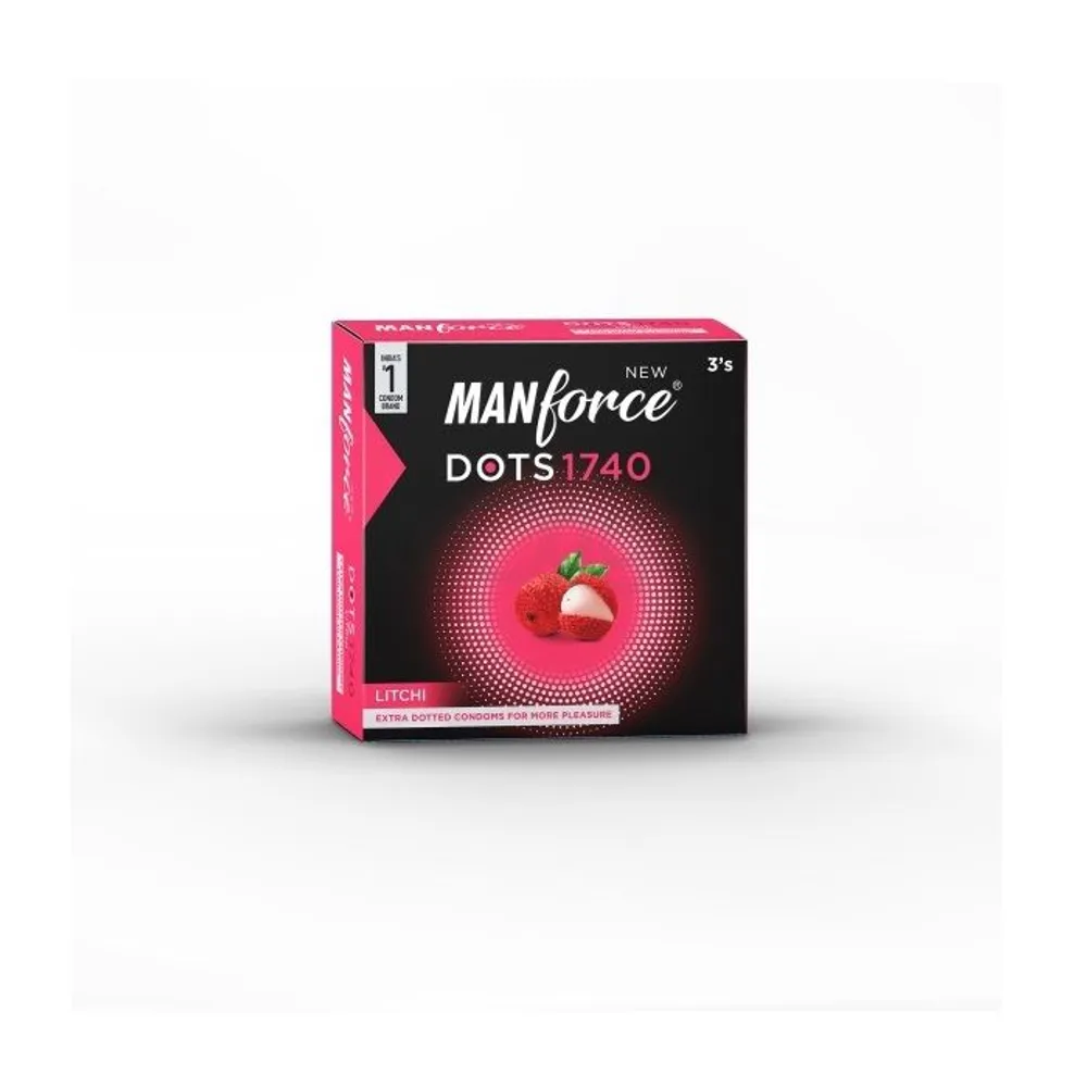 Manforce Litchi Condom- 3pcs