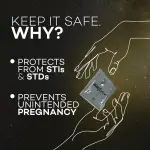 Black Graps Condom 10's Pack