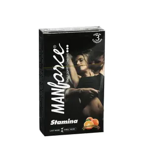 Manforce Stamina (Orange) Condom- 3pcs