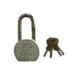 Solid Steel Rock Padlock 4 Pcs Brass Key
