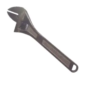Adjustable Wrench Black Handle