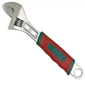 Adjustable Wrench Rubber Handle