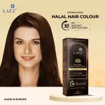 Lafz Permanent 10 Min Hair Color Cream Dubai 40ml Natural Brown
