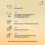 Lafz Permanent 10 Min Hair Color Cream Dubai 40ml Natural Brown
