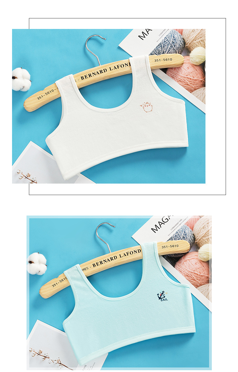 Soft Cotton Teen Vest Bra (Non-Wired, Seamless)